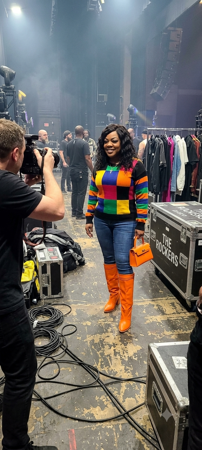 ThatLadyChi backstage before a show
